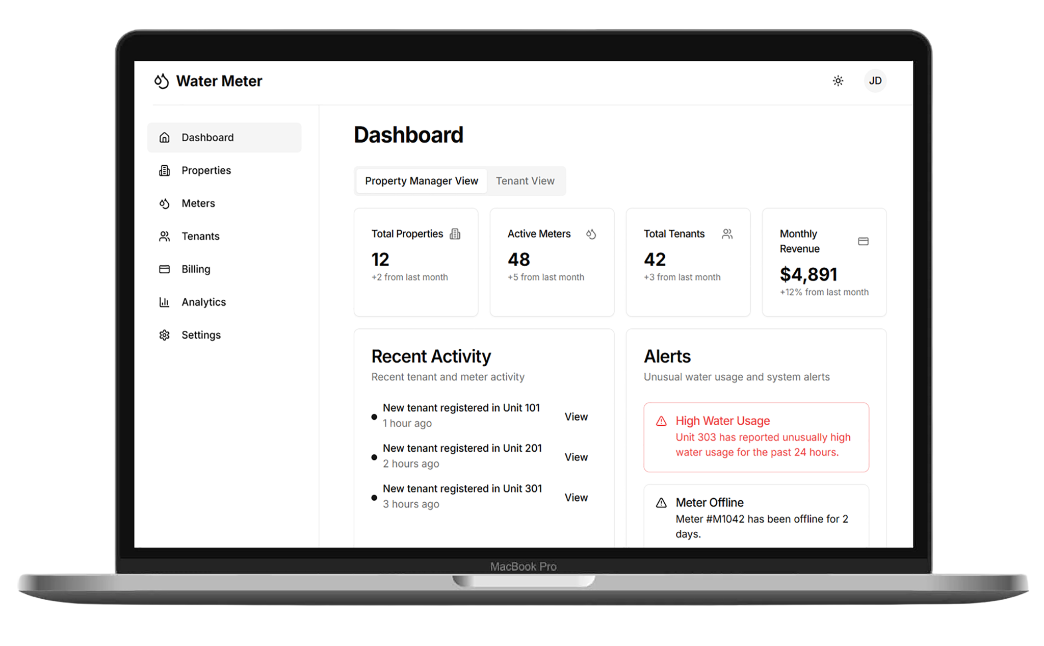 Dashboard Interface